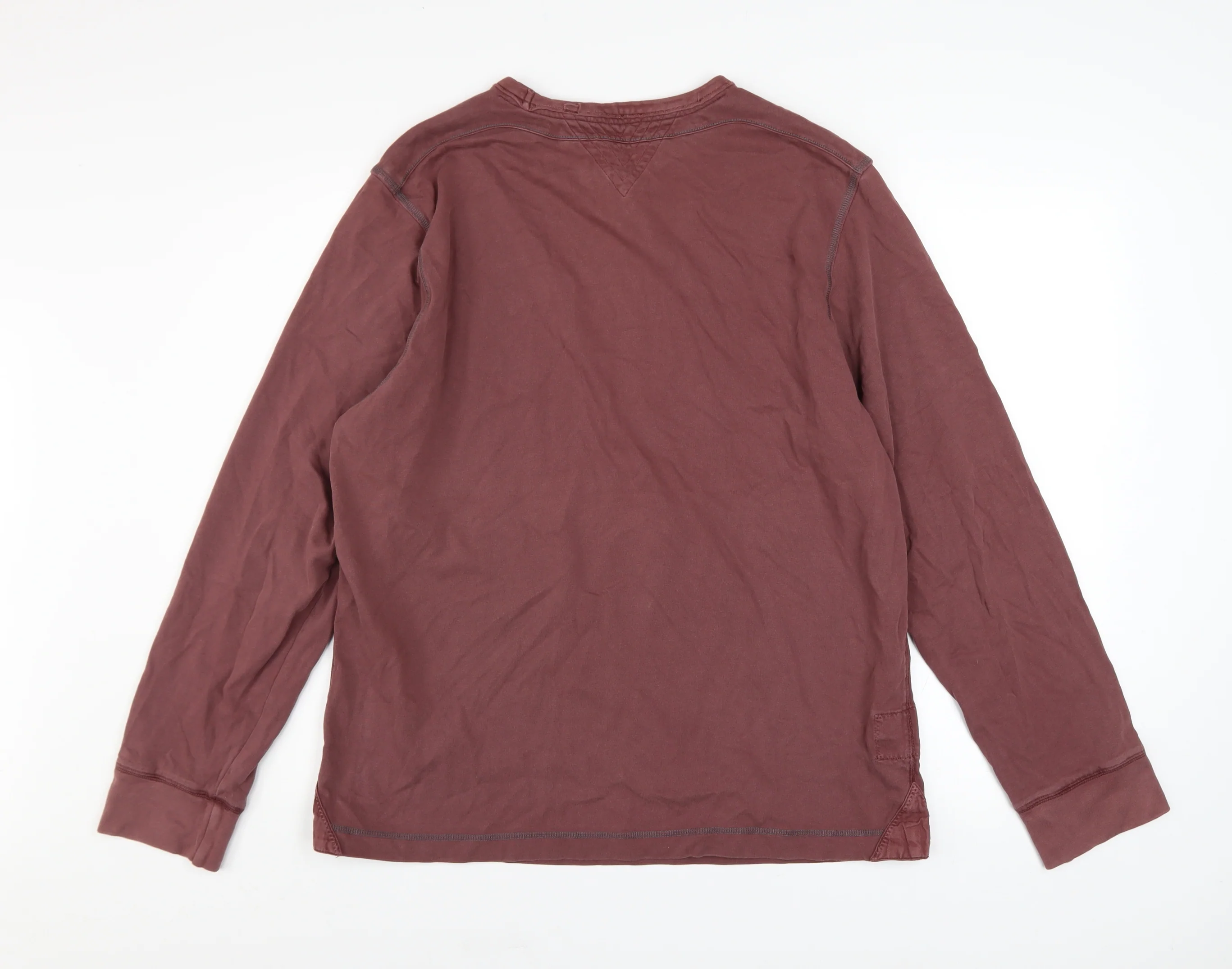 FatFace Men's Brown Cotton Crew Neck Pullover Sweatshirt M - Image 3