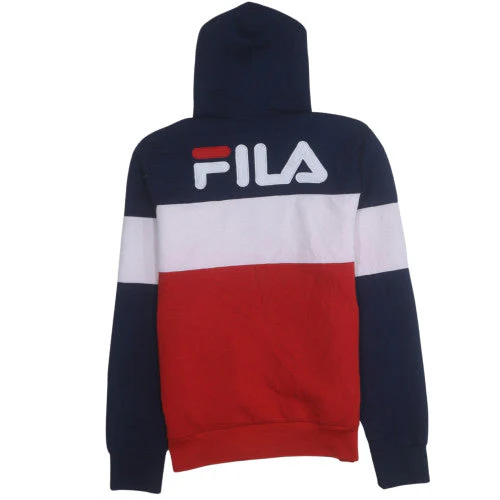 FILA Black Line Mens Multicoloured Full Zip Hoodie L - Image 4