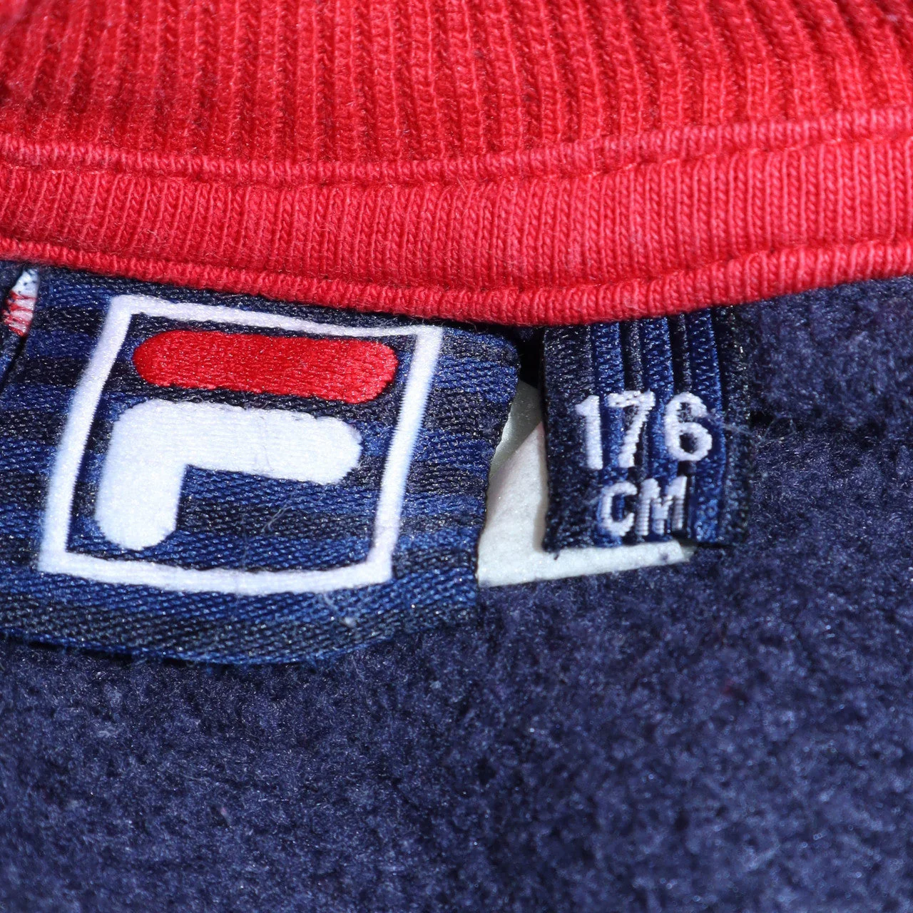 FILA Boys Multicoloured 176cm Pullover Sweatshirt Colourblock Logo - Image 6