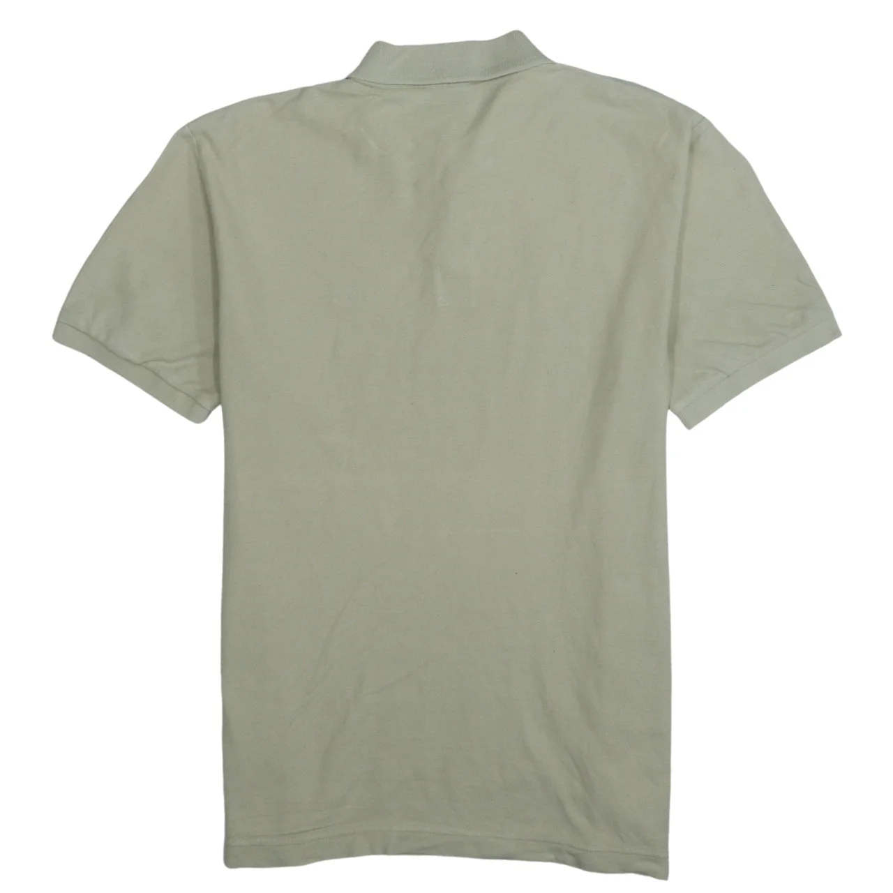FILA Mens Beige Cotton Polo Shirt Size L Short Sleeve Casual Top - Image 4