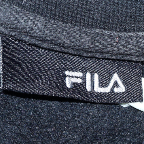 Fila Men's Black Crew Neck Pullover Sweatshirt Size M - Image 5