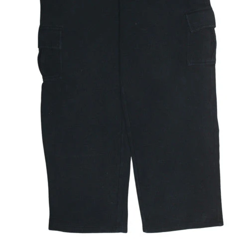 Fila Men's Black Fleece Jogger Trousers L Comfortable Sportswear - Image 7