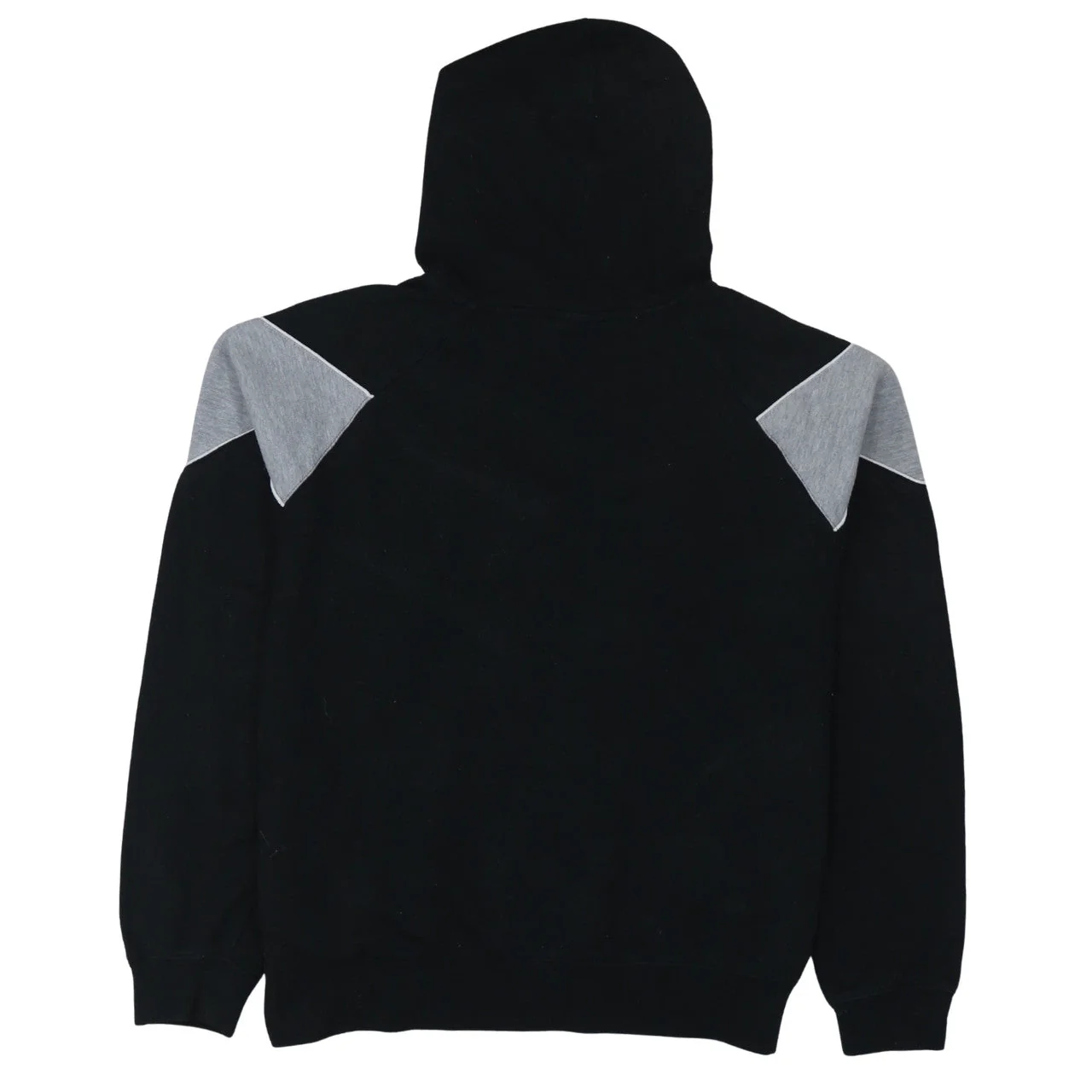 Fila Men's Black & Grey Pullover Hoodie Medium Logo Sweatshirt - Image 4