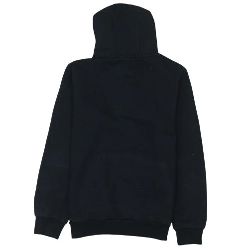 FILA Men's Black Small Pullover Hoodie with Logo Pocket - Image 4