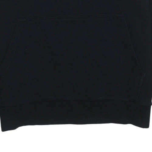 Fila Men's Black Small Pullover Hoodie with Logo Tape Trim - Image 8