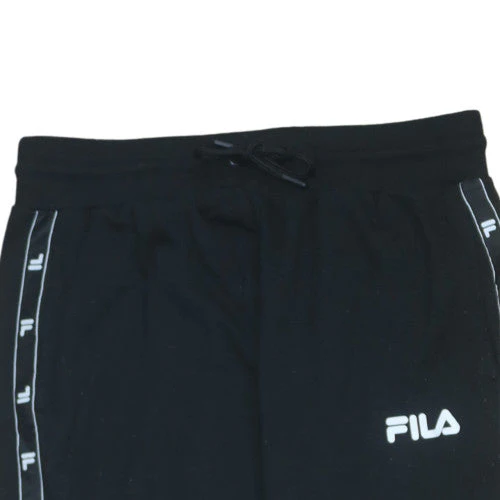 FILA Mens Black XL Jogger Sweatpants with Logo Tape Detail - Image 6