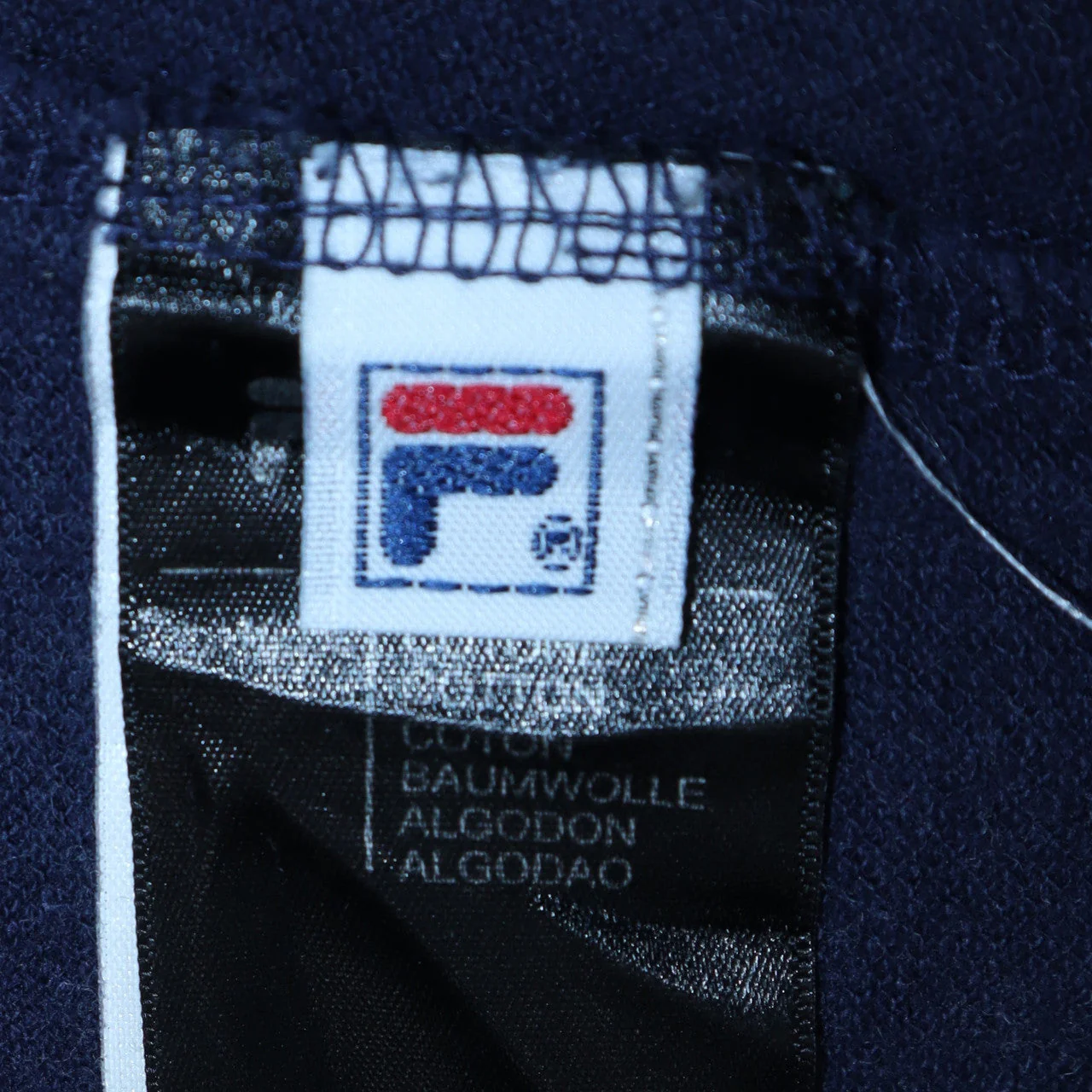 FILA Men's Blue Cotton Polo Shirt XL Classic Logo Casual - Image 6