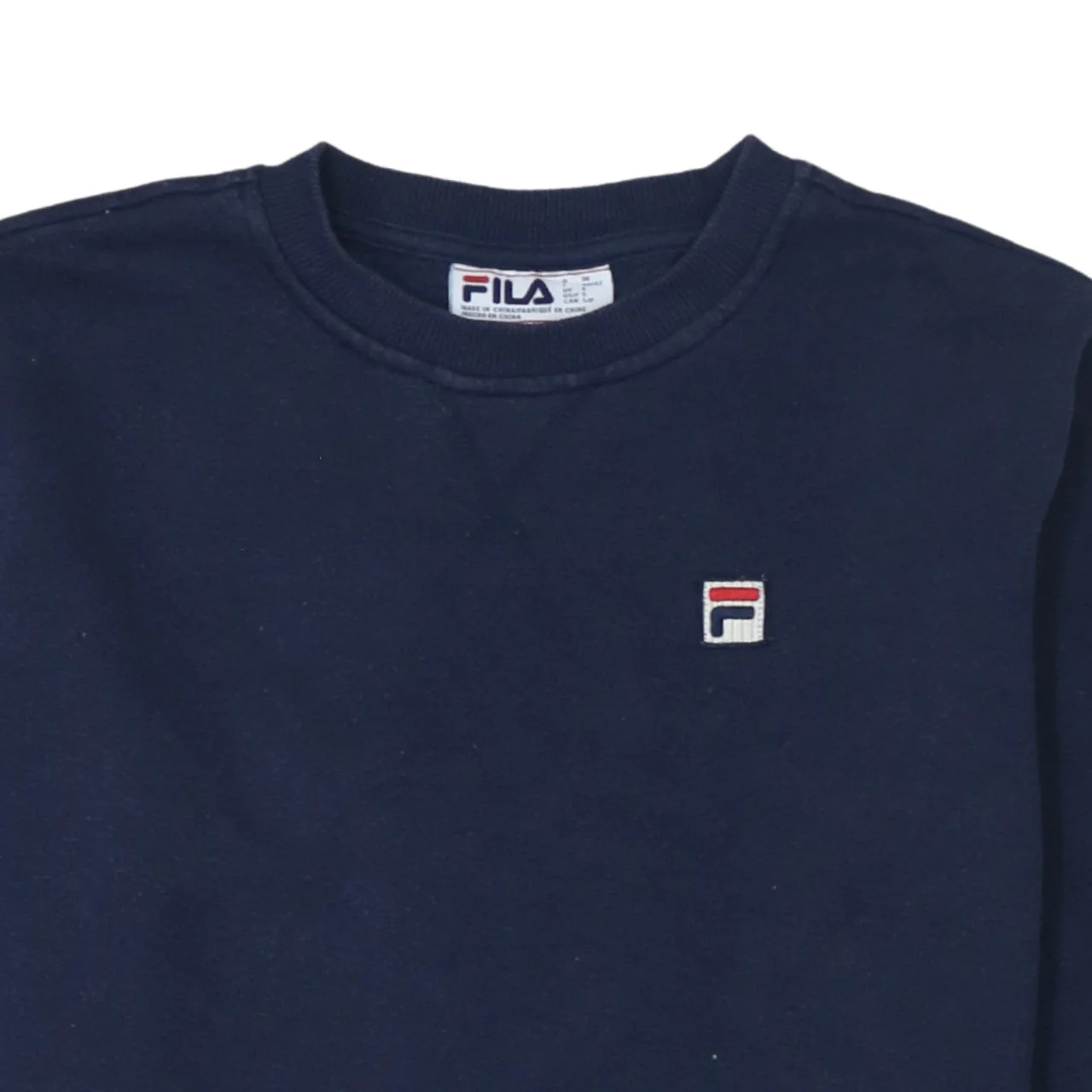 Fila Men's Blue Crew Neck Pullover Sweatshirt Size S - Image 7