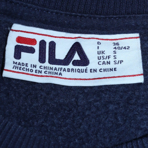 FILA Mens Blue Crew Neck Pullover Sweatshirt Size S - Image 5