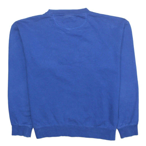 FILA Mens Blue Logo Crew Neck Pullover Sweatshirt Size L - Image 4