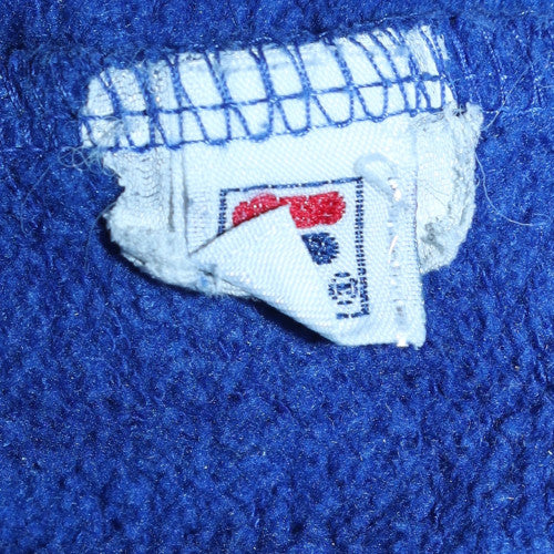 FILA Mens Blue Logo Crew Neck Pullover Sweatshirt Size L - Image 6