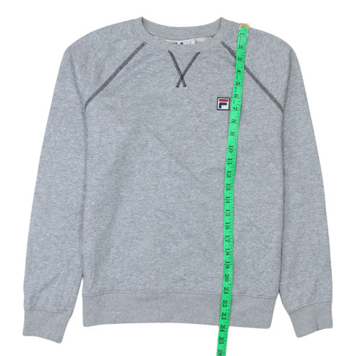 Fila Men's Grey Crew Neck Pullover Sweatshirt Size M - Image 2