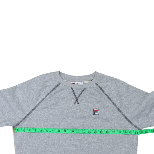 Fila Men's Grey Crew Neck Pullover Sweatshirt Size M - Image 3
