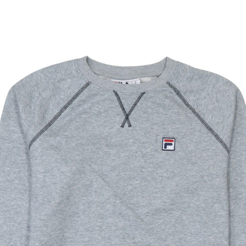 Fila Men's Grey Crew Neck Pullover Sweatshirt Size M - Image 7