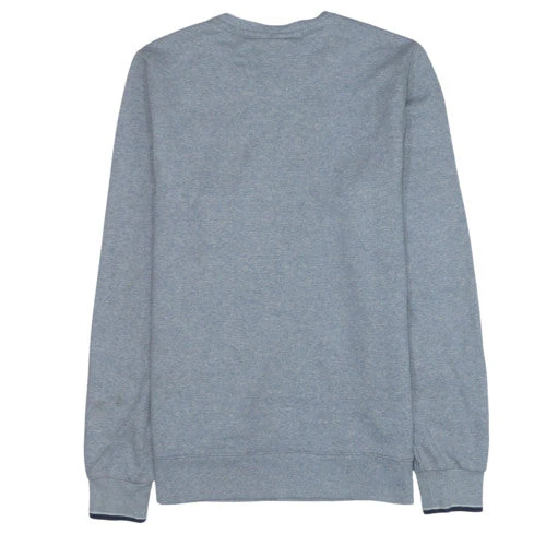 FILA Men's Grey Embroidered Logo Pullover Sweatshirt M - Image 4