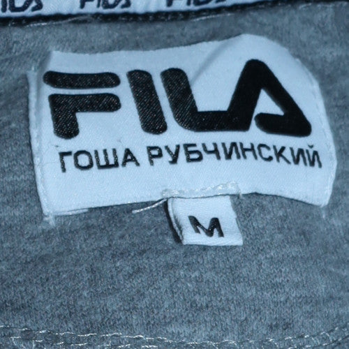 FILA Mens Grey Embroidered Logo Pullover Sweatshirt Size M - Image 5