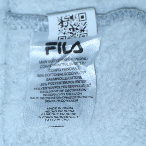 Fila Mens Grey XL Pullover Sweatshirt Logo Crew Neck Fleece - Image 6
