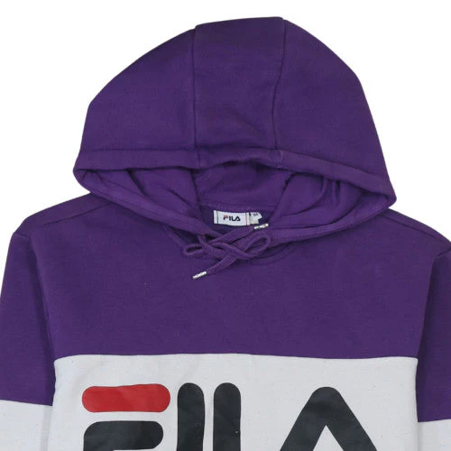 FILA Men's Multicoloured Pullover Hoodie M Graphic Sports Style - Image 8