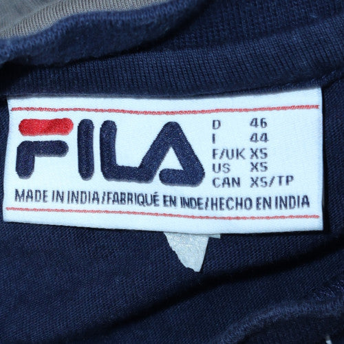 Fila Men's Navy Pinstripe Crew Neck Short Sleeve T-Shirt XS - Image 5