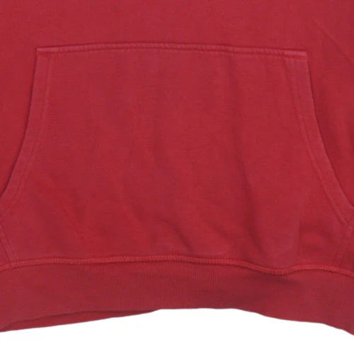 FILA Men's Red Pullover Hoodie Small Graphic Fleece Sweatshirt - Image 8
