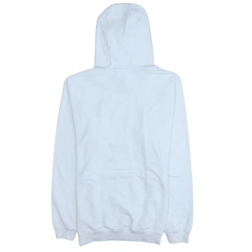 Fila Men's White Pullover Hoodie M Cotton Blend Logo Sweatshirt - Image 4