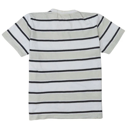 Fila Men's White Striped Crew Neck Short Sleeve T-Shirt S - Image 4