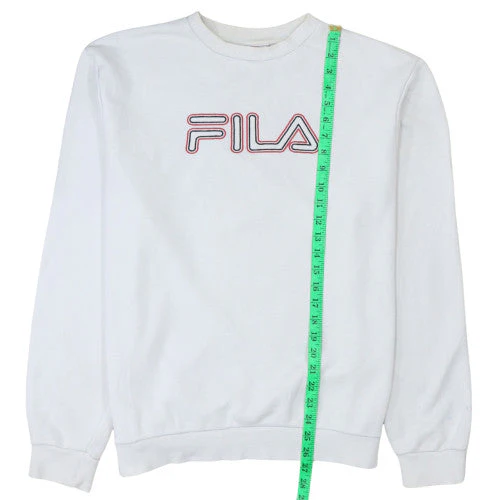 Fila Men's White XL Pullover Crew Neck Sweatshirt - Image 2