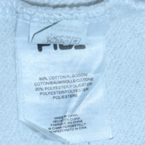 Fila Men's White XL Pullover Crew Neck Sweatshirt - Image 6