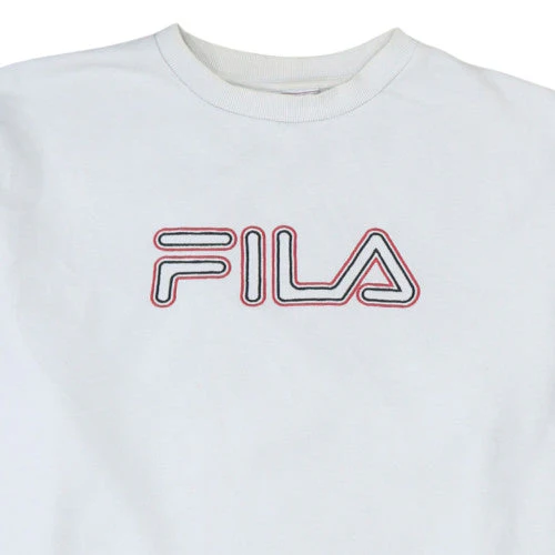 Fila Men's White XL Pullover Crew Neck Sweatshirt - Image 8