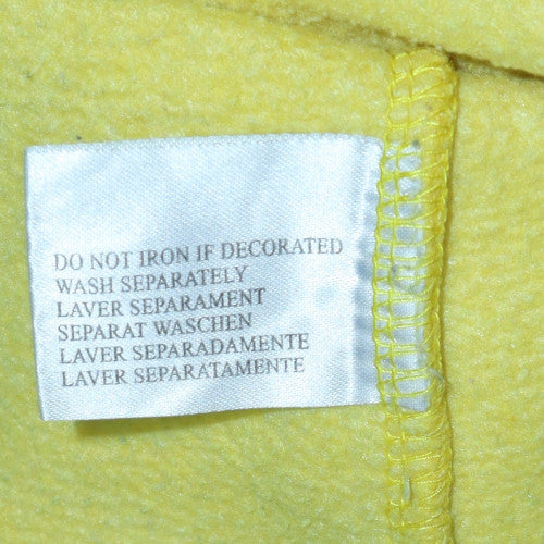 Fila Men's Yellow Small Pullover Sweatshirt Crew Neck Logo - Image 5