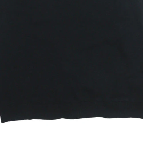 FILA Women Black Logo Tape Crew Neck Pullover Sweatshirt Size S - Image 7