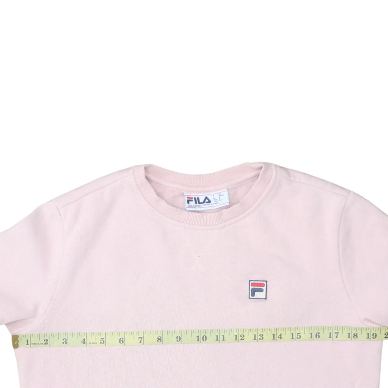 Fila Women Pink Crew Neck Pullover Sweatshirt Size Small - Image 2