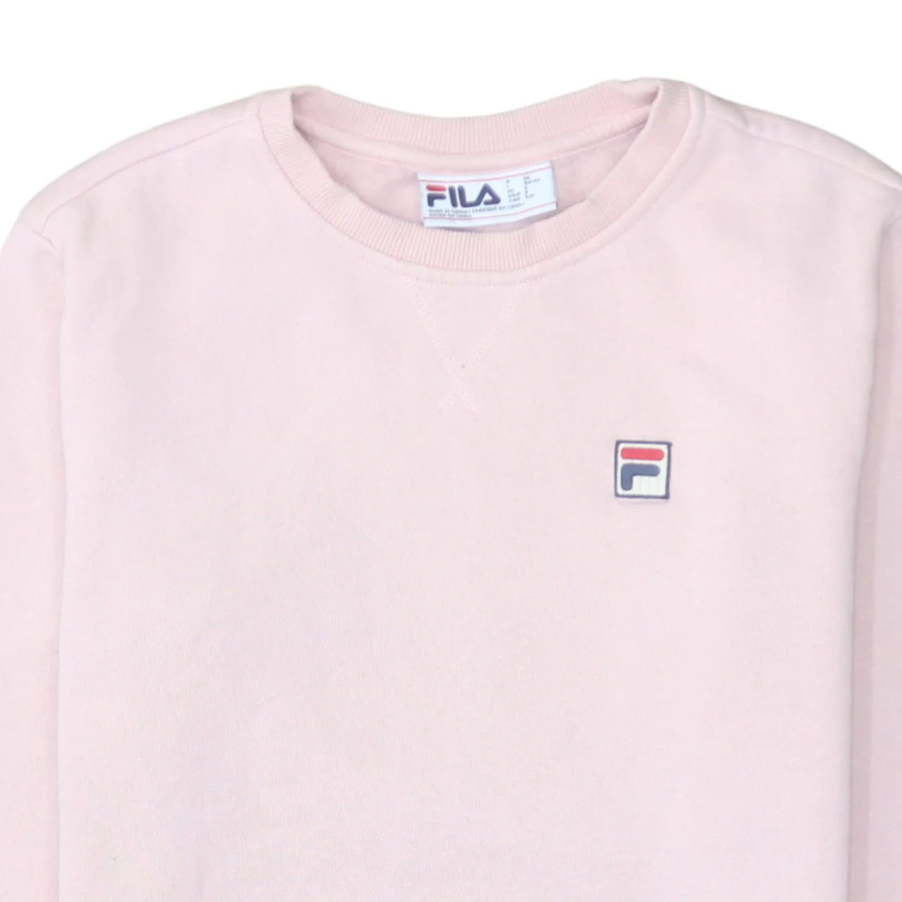 Fila Women Pink Crew Neck Pullover Sweatshirt Size Small - Image 8