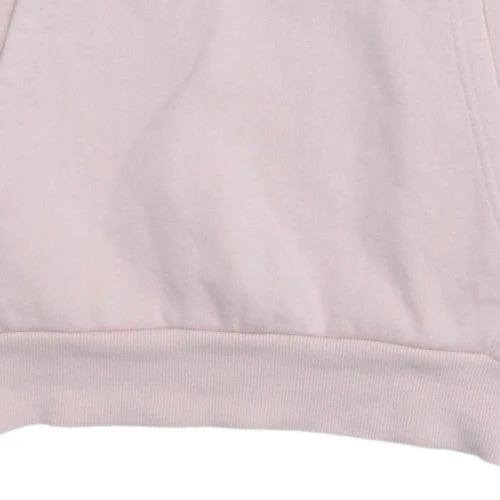 Fila Women Pink Pullover Hoodie Black Logo Cotton Blend Size L - Image 7