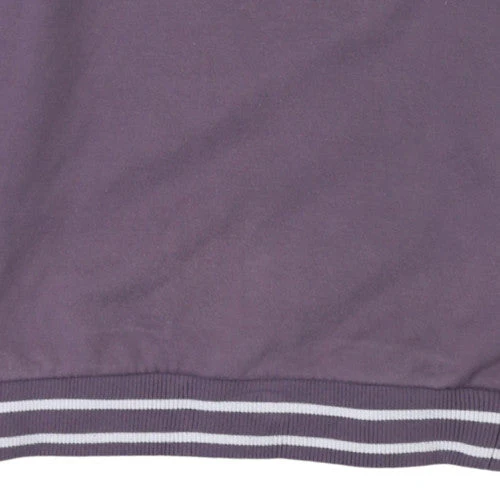 Fila Women Purple Crew Neck Sweatshirt S Logo Cotton Blend Casual - Image 7