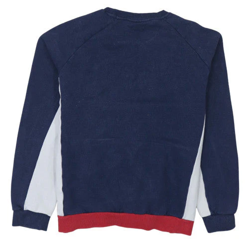 Fila Women’s Navy Red Colourblock Pullover Sweatshirt M - Image 4