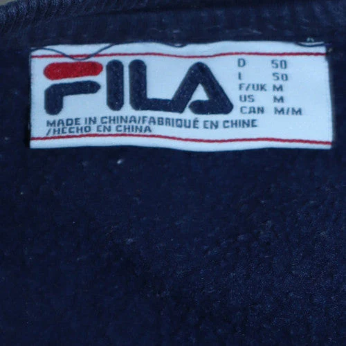 Fila Women’s Navy Red Colourblock Pullover Sweatshirt M - Image 5