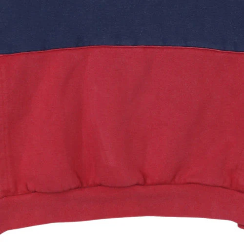 Fila Women’s Navy Red Colourblock Pullover Sweatshirt M - Image 8