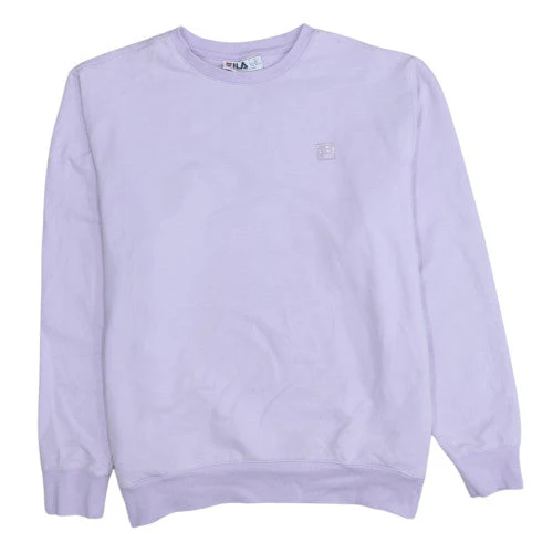 Fila Women’s Purple XXL Crew Neck Pullover Sweatshirt
