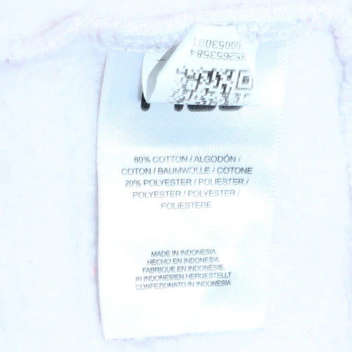 FILA Women White Colourblock Sweatshirt Medium Logo Crew Neck Casual - Image 6