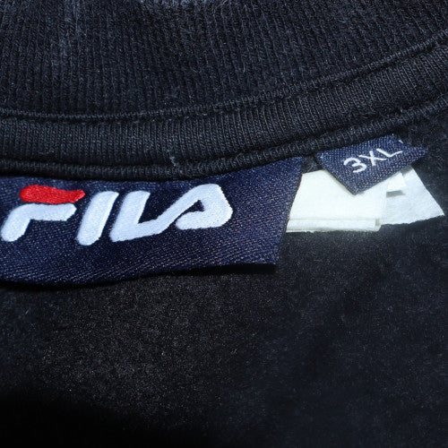 Fila Womens Black 3XL Pullover Sweatshirt with Logo Trim - Image 5