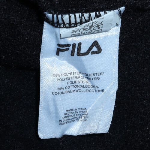 Fila Women's Black XL Pullover Hoodie with Logo Design - Image 6