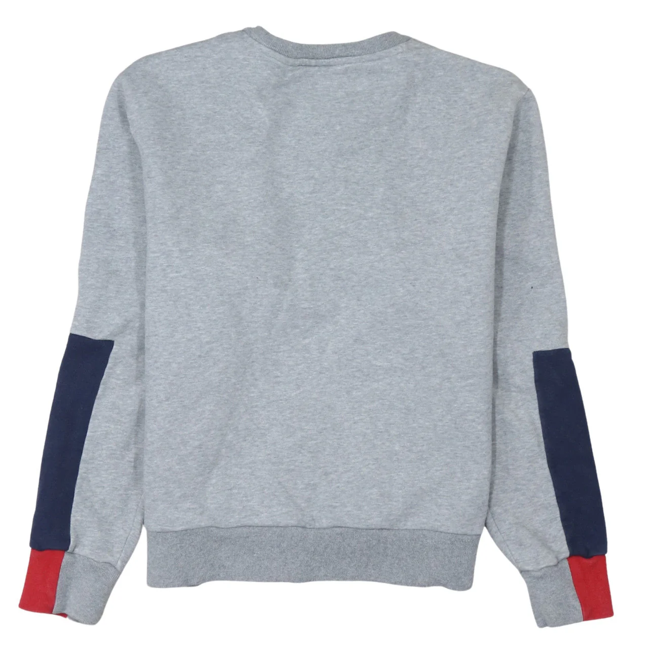 Fila Womens Grey Regular Fit Crew Neck Logo Pullover Sweatshirt L - Image 4