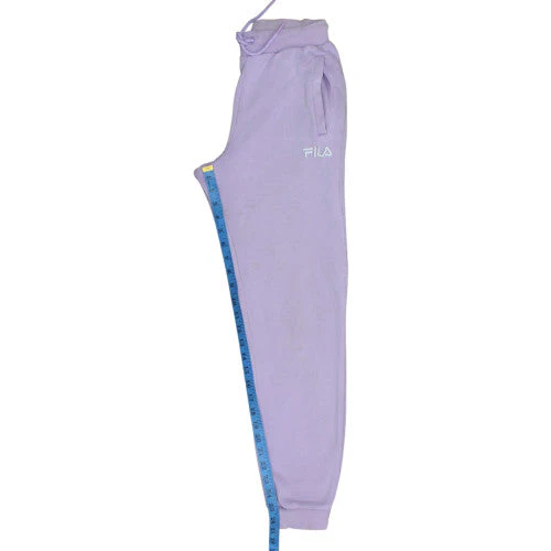 FILA Womens Purple Jogger Sweatpants Size 6 Elastic Waist Fleece Trousers - Image 3