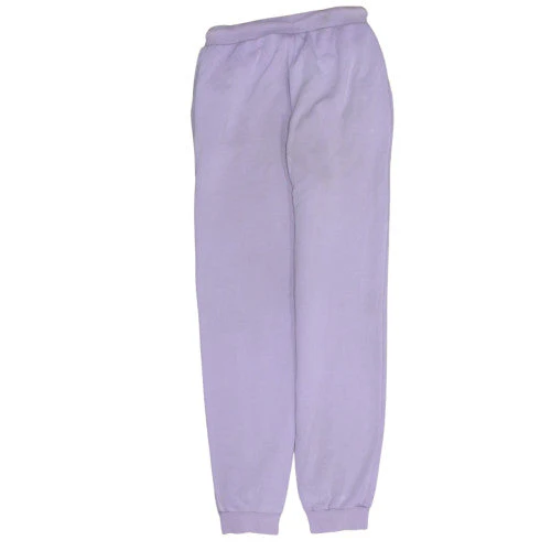 FILA Womens Purple Jogger Sweatpants Size 6 Elastic Waist Fleece Trousers - Image 4