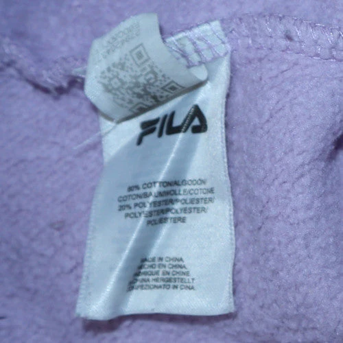 FILA Womens Purple Jogger Sweatpants Size 6 Elastic Waist Fleece Trousers - Image 6