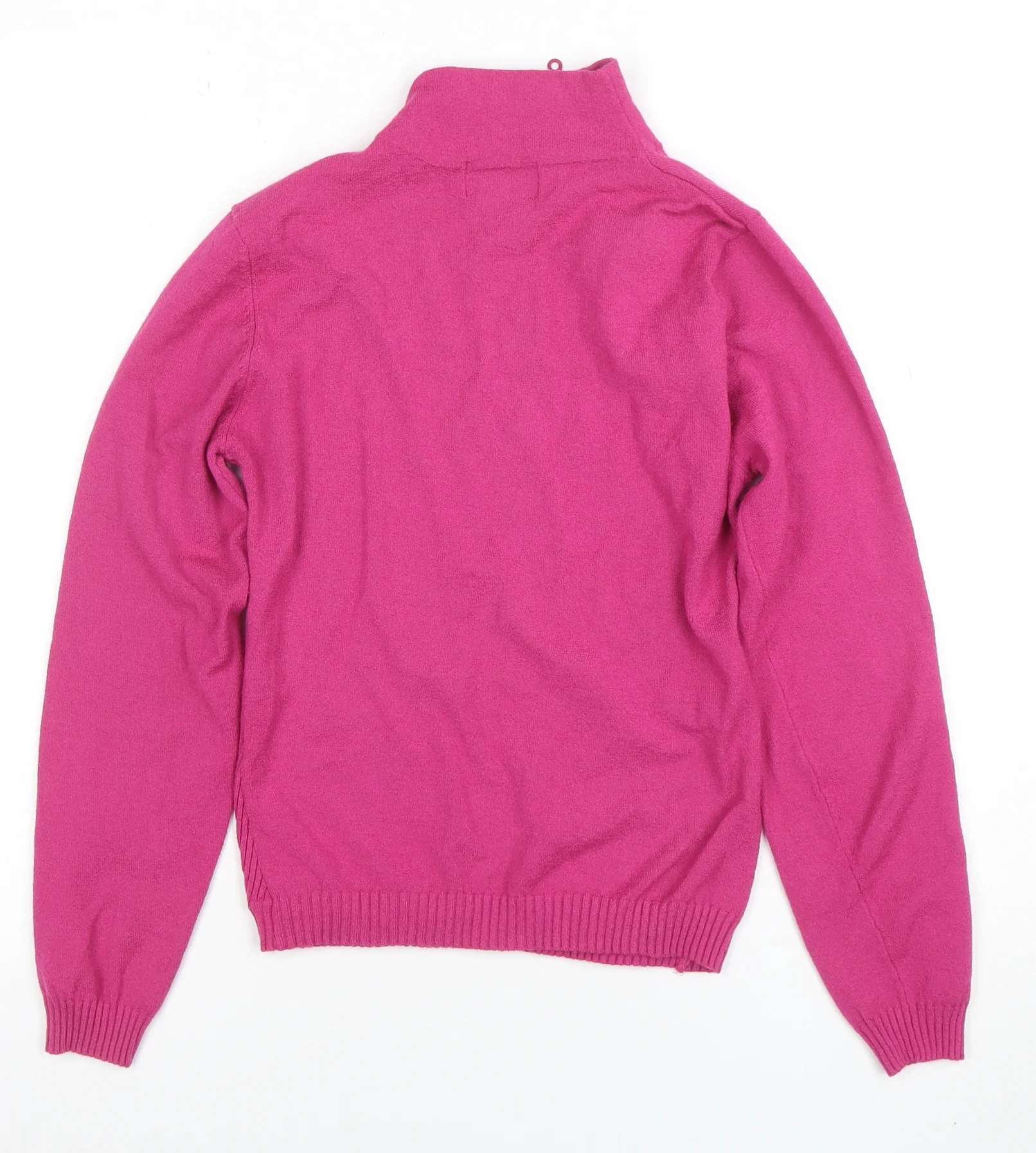Forenza Women’s Pink Long Sleeve Mock Neck Knit Top M - Image 3