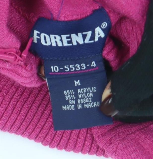 Forenza Women’s Pink Long Sleeve Mock Neck Knit Top M - Image 4