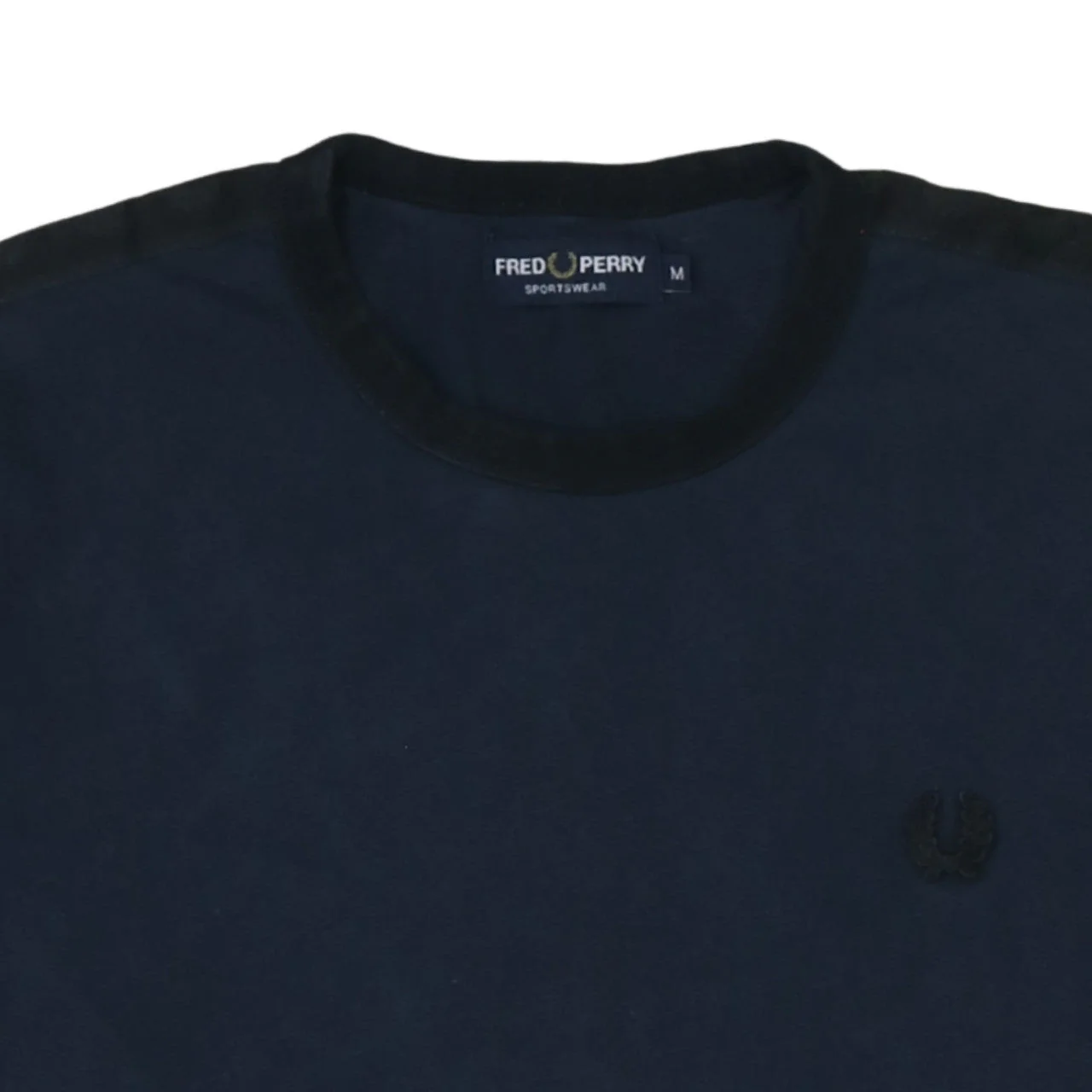 Fred Perry Men's Blue Cotton Crew Neck Sportswear T-Shirt M - Image 7