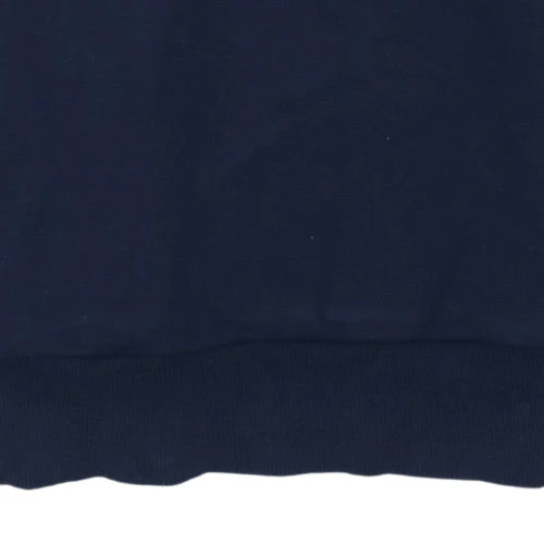 Fred Perry Men's Blue Crew Neck Cotton Sweatshirt Size S - Image 8
